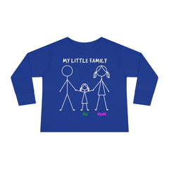 My Little Family Toddler Long Sleeve Tee