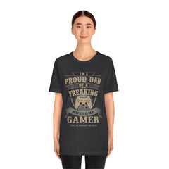 Proud Dad Unisex Jersey Short Sleeve Tee