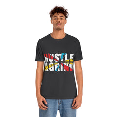 Hustle And Grind Unisex Jersey Short Sleeve Tee