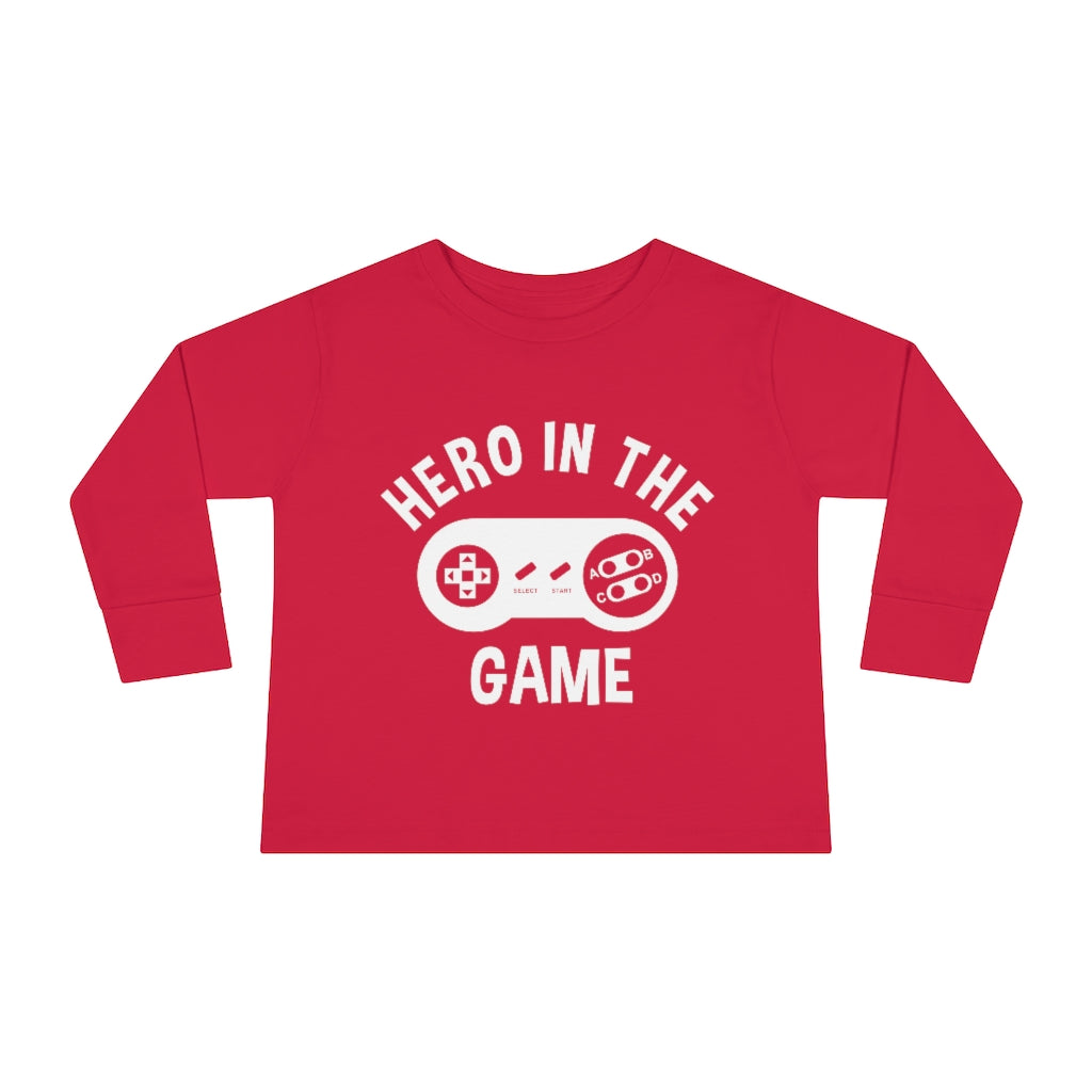 Game Hero Toddler Long Sleeve Tee