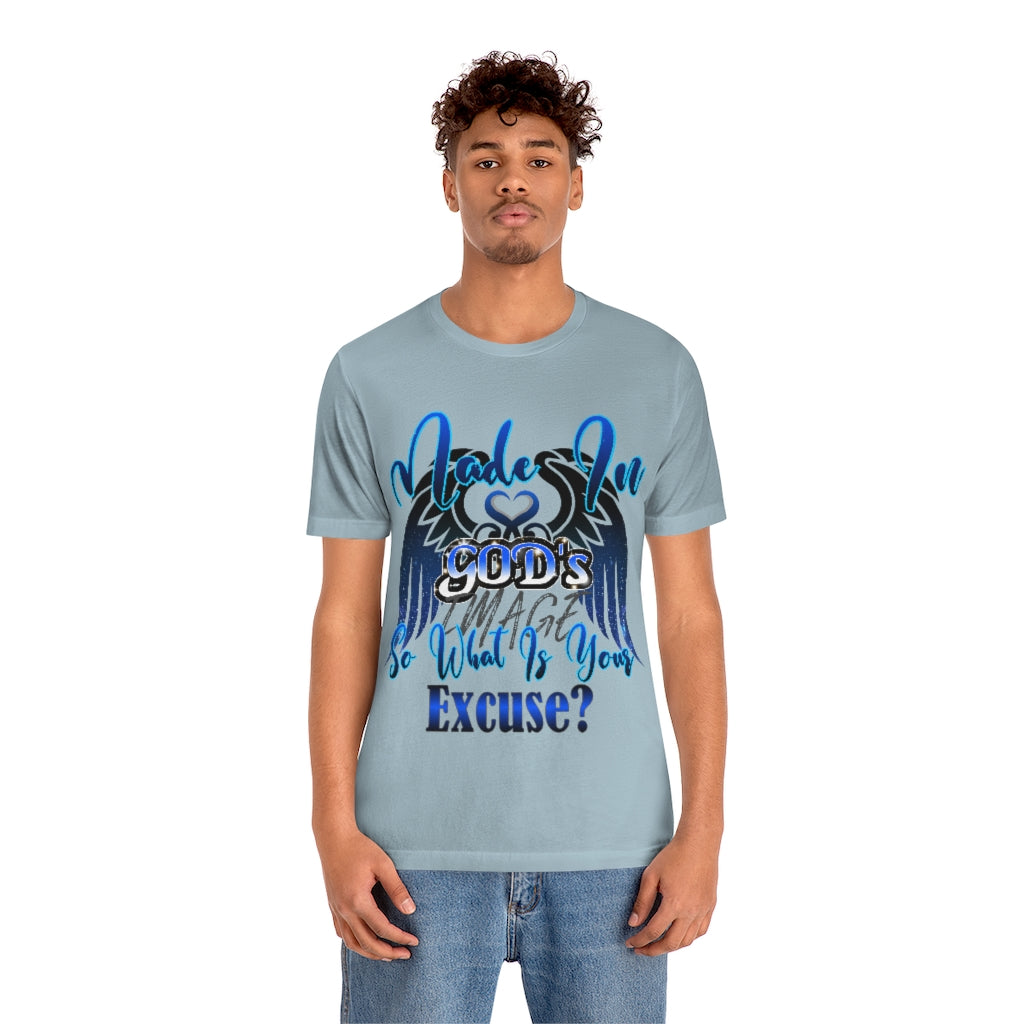 Made In Gods Image Unisex Jersey Short Sleeve Tee