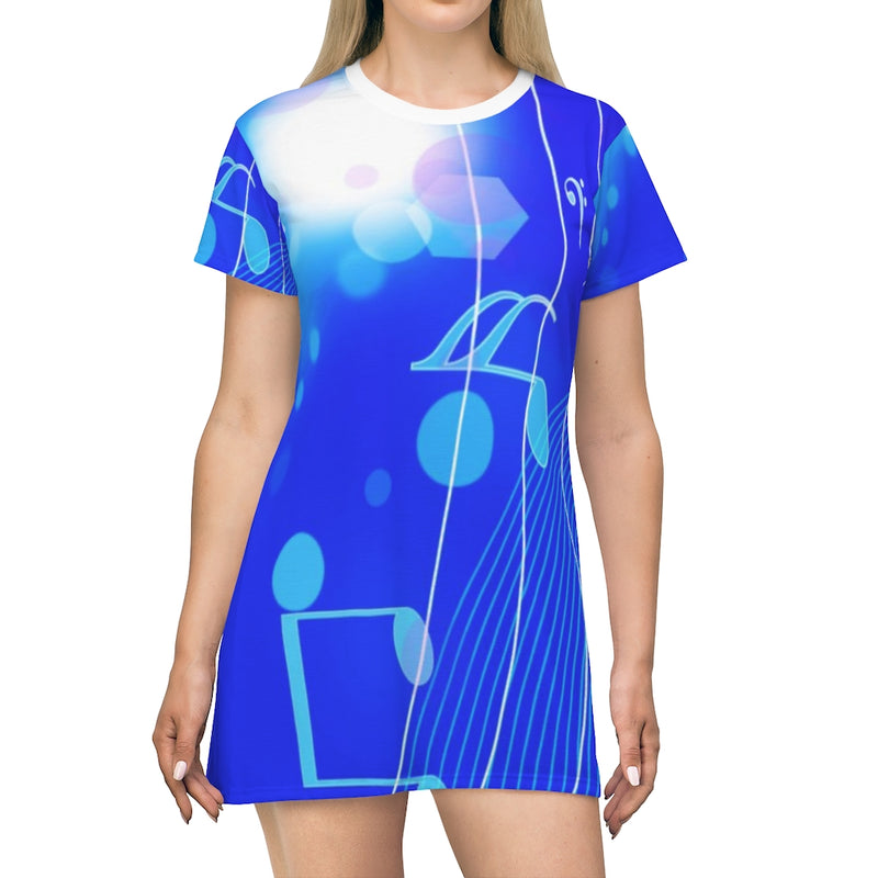 Lost Notes Music T-Shirt Dress