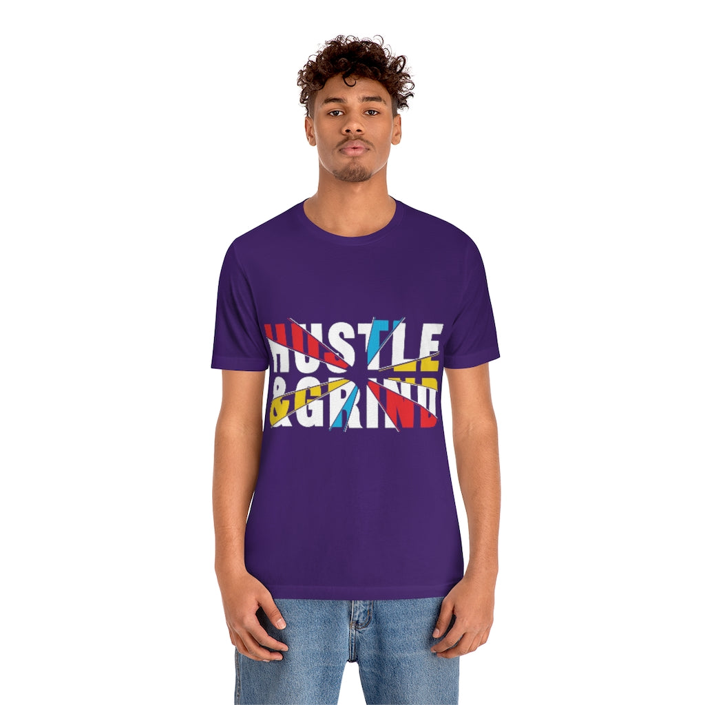 Hustle And Grind Unisex Jersey Short Sleeve Tee