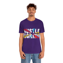 Hustle And Grind Unisex Jersey Short Sleeve Tee
