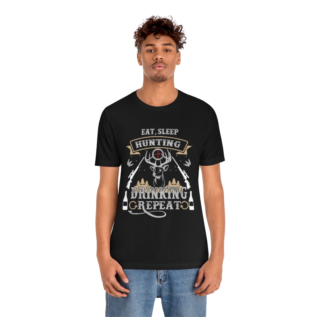 Hunting Repeat Unisex Jersey Short Sleeve Tee