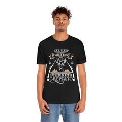 Hunting Repeat Unisex Jersey Short Sleeve Tee