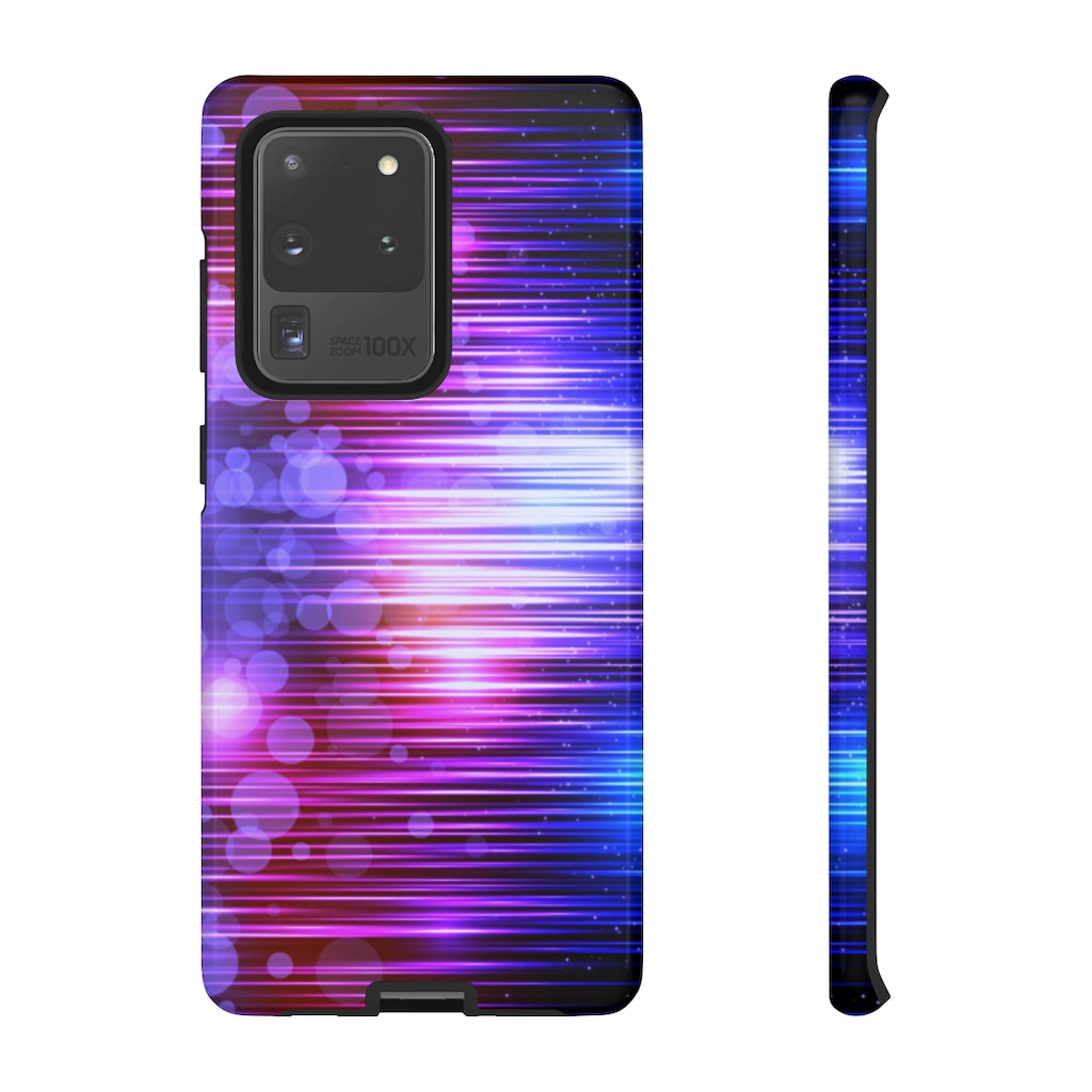 Warp Speed Geometric iPhone Samsung Galaxy Tough Cases