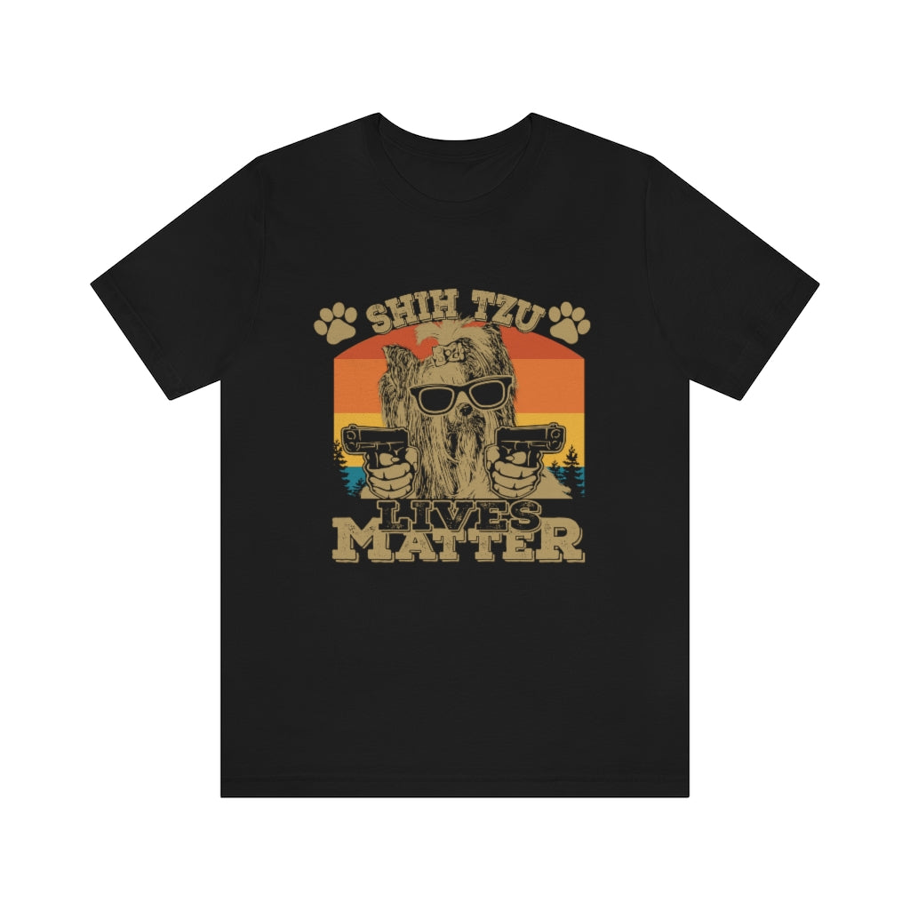 Shih Tzu Lives Matter Unisex Jersey Short Sleeve Tee