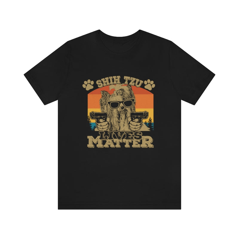Shih Tzu Lives Matter Unisex Jersey Short Sleeve Tee