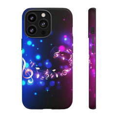 Golden Notes Music iPhone Tough Cases