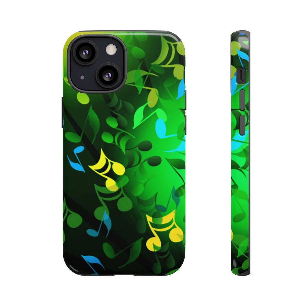 Scattered Notes Music iPhone Tough Cases