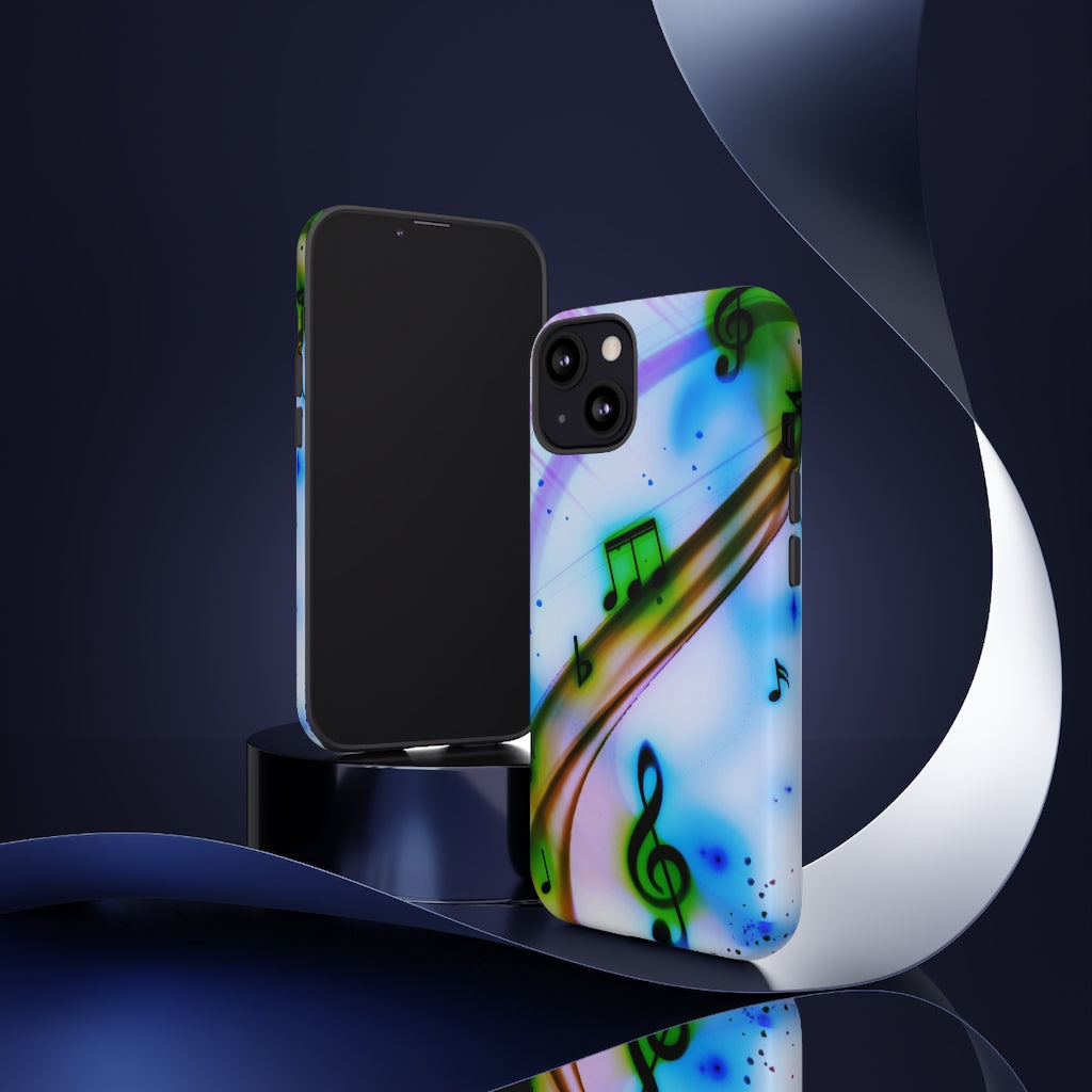 Mystic Swirl Music iPhone Tough Cases