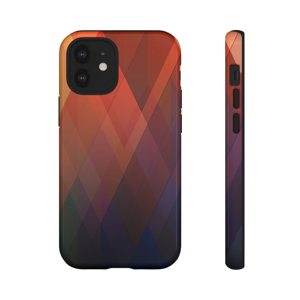 Plaid Geometric iPhone Tough Cases
