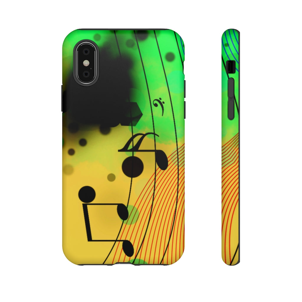 Lost Notes Music iPhone Tough Cases