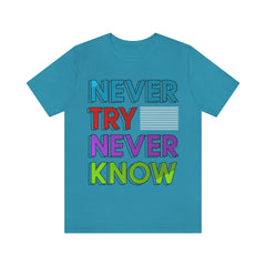 Never Know Unisex Jersey Short Sleeve Tee