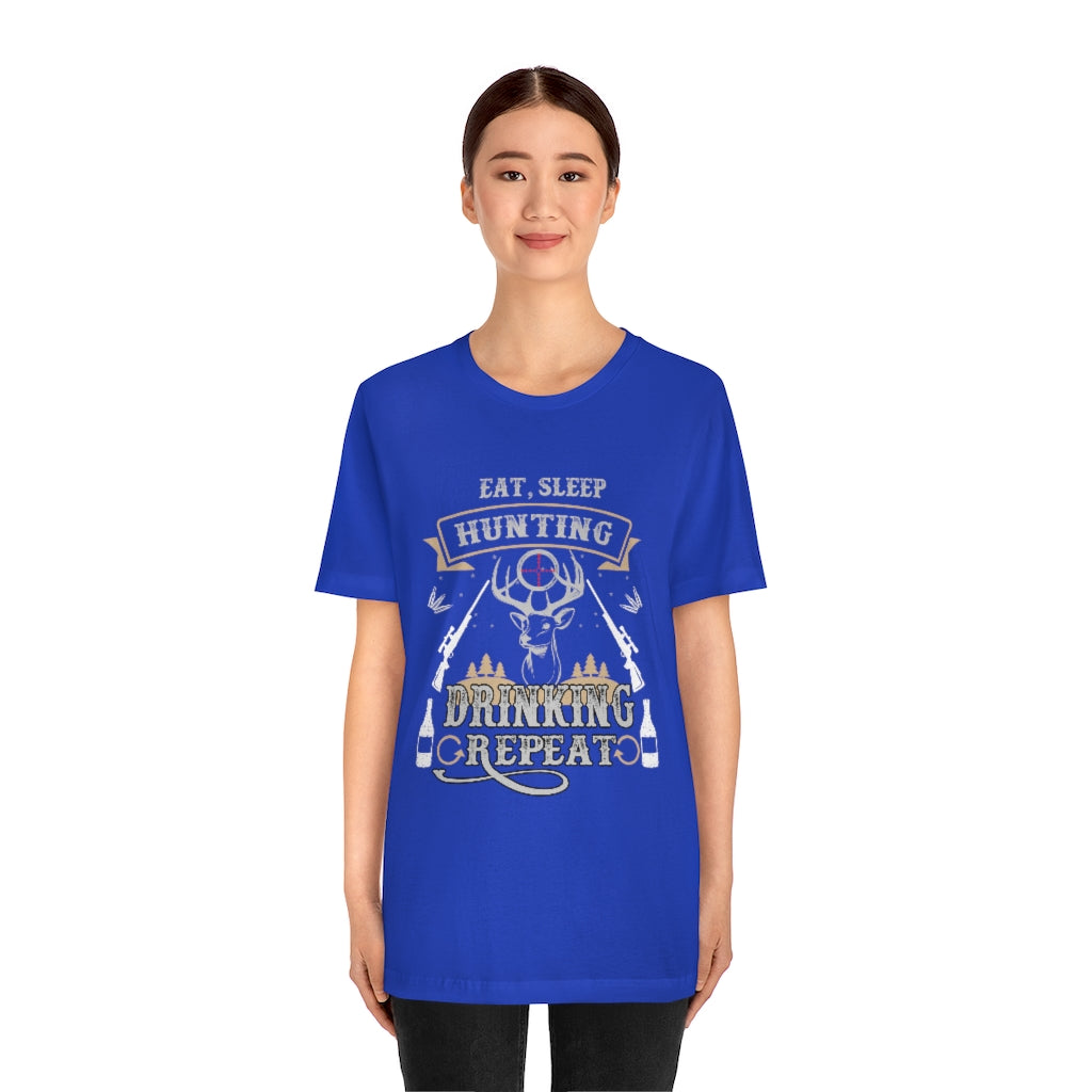 Hunting Repeat Unisex Jersey Short Sleeve Tee