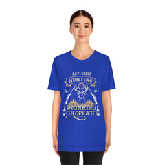 Hunting Repeat Unisex Jersey Short Sleeve Tee