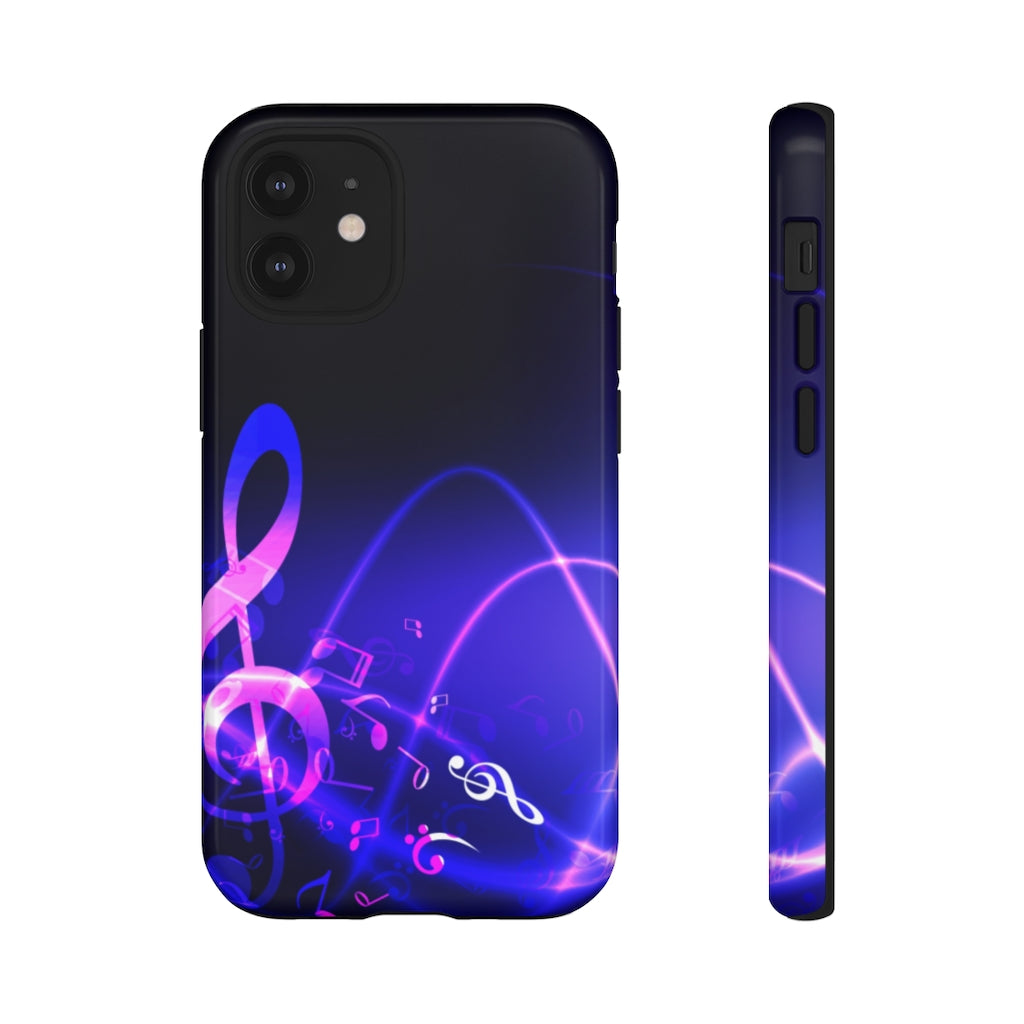 Floating Notes Music iPhone Tough Cases