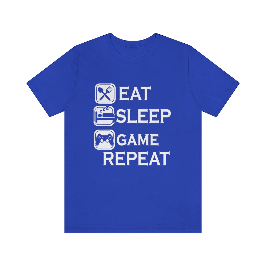 Gaming Repeat Unisex Jersey Short Sleeve Tee