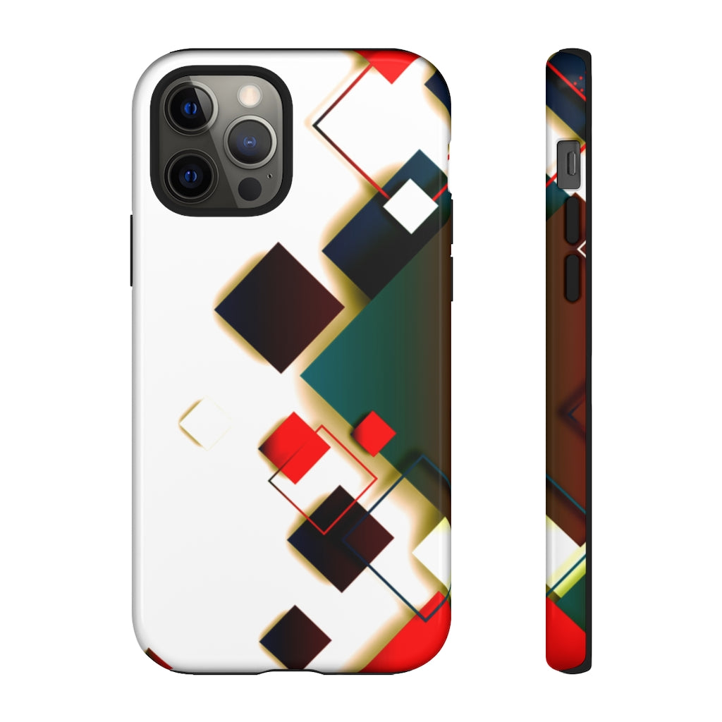 Cubed Geometric iPhone Tough Cases