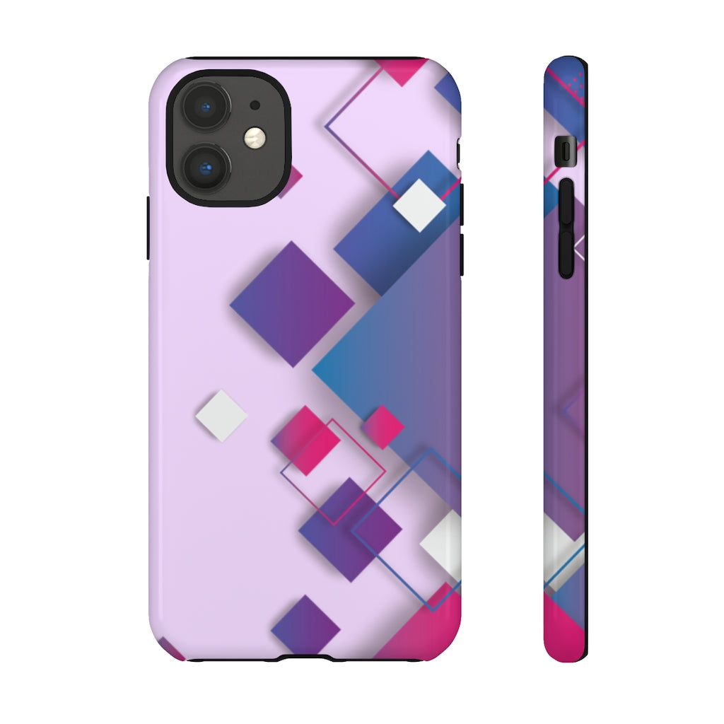 Cubed Geometric iPhone Tough Cases