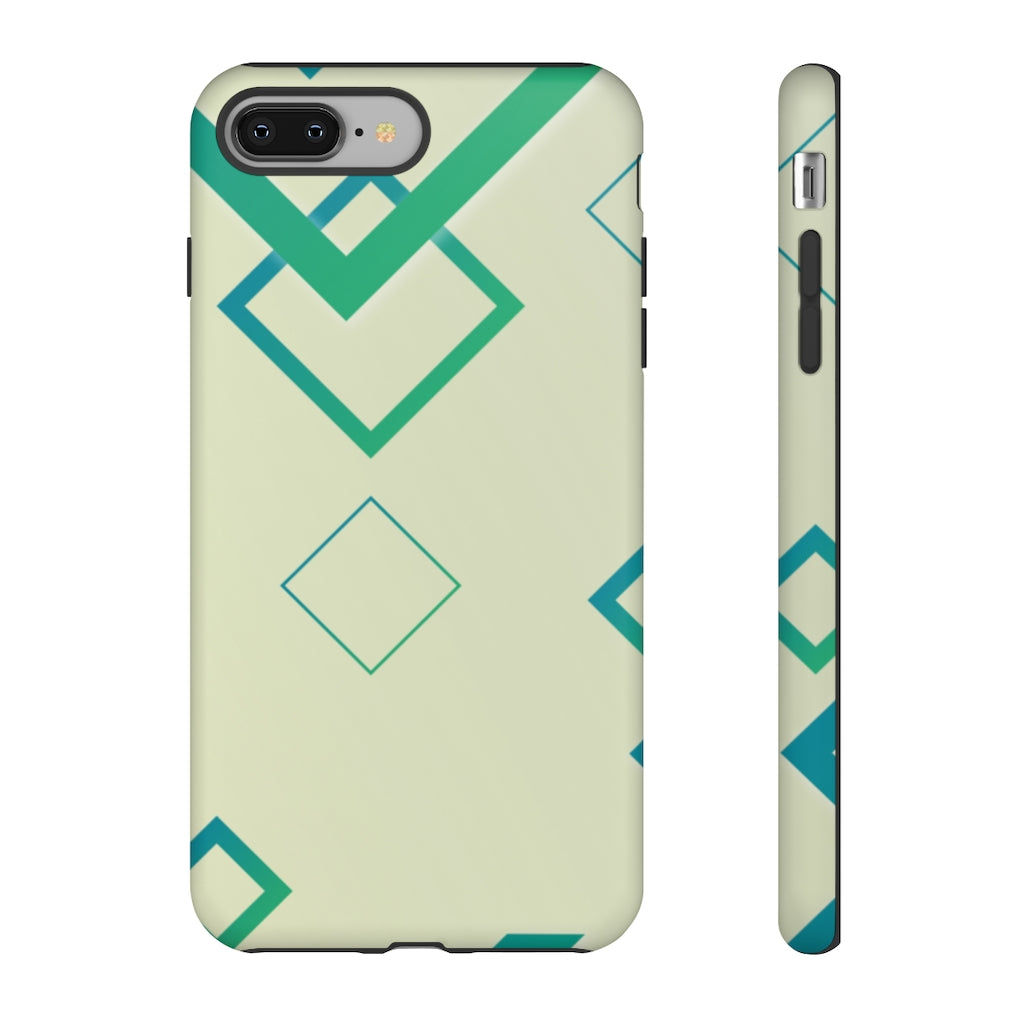 Boxed Geometric iPhone Tough Cases