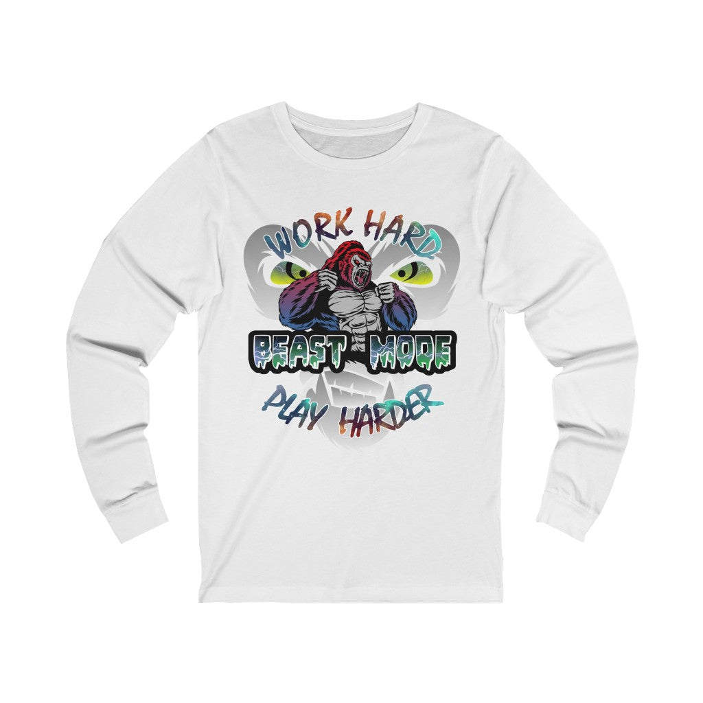 Beast Mode Unisex Jersey Long Sleeve Tee