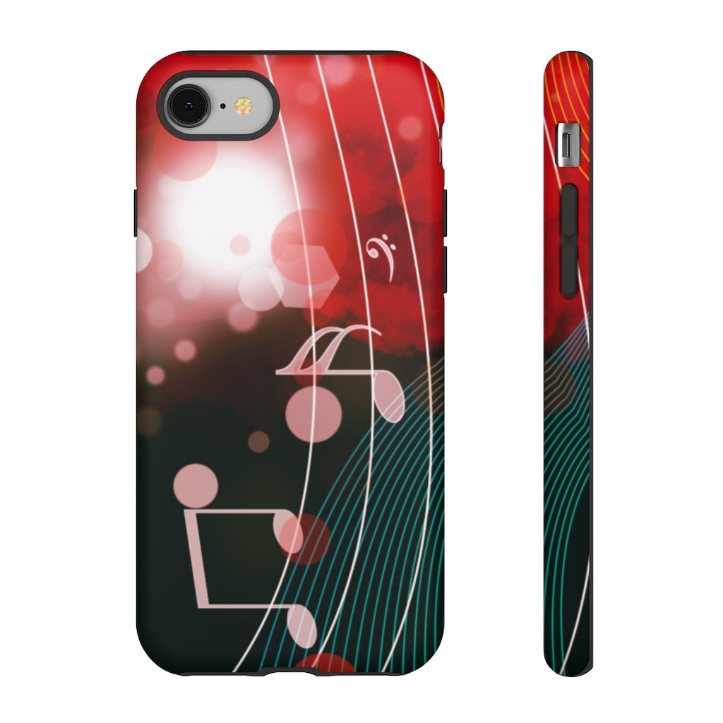 Lost Notes Music iPhone Tough Cases