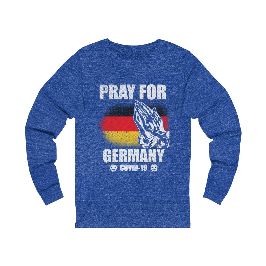 Pray For Germany Unisex Jersey Long Sleeve Tee