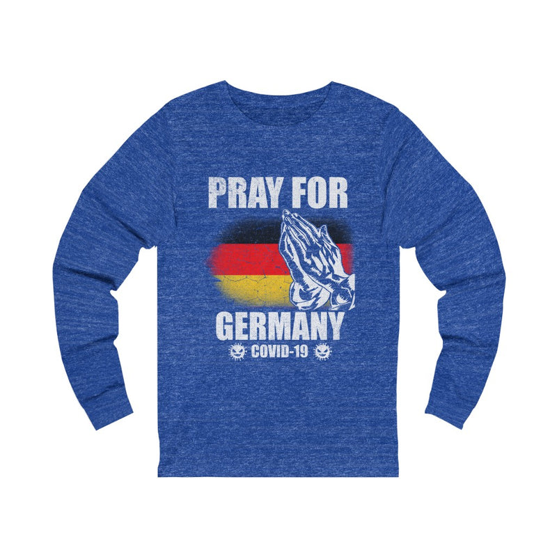 Pray For Germany Unisex Jersey Long Sleeve Tee