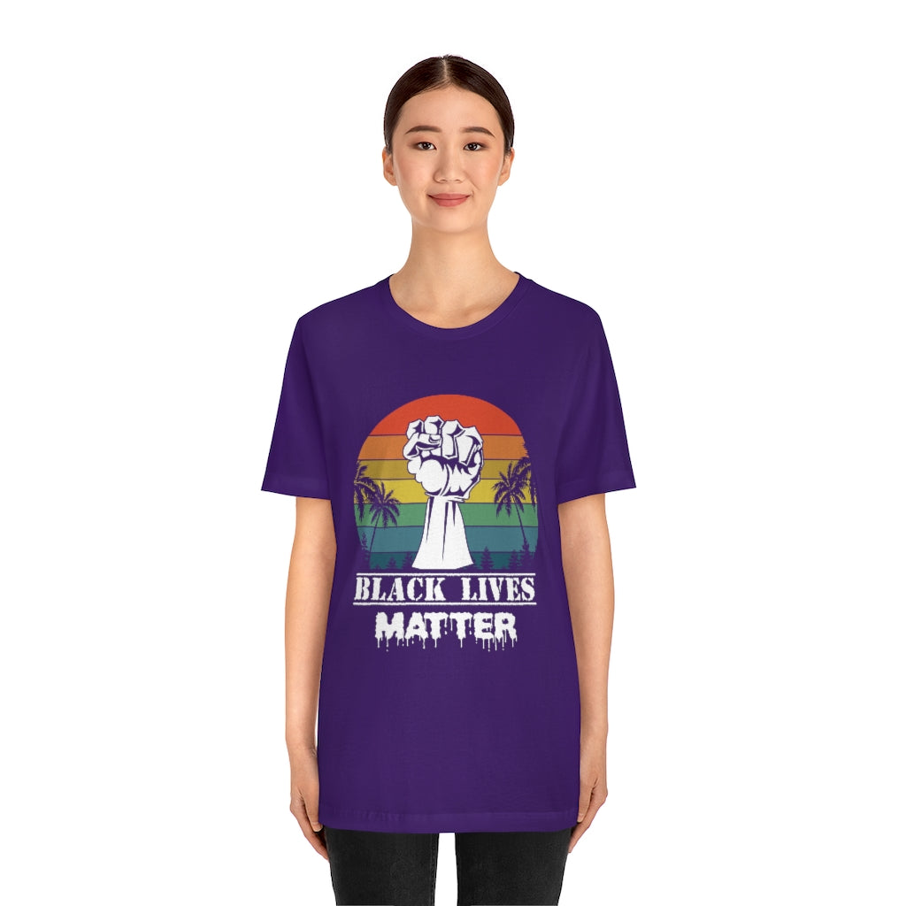 Black Lives Matter Unisex Jersey Short Sleeve Tee