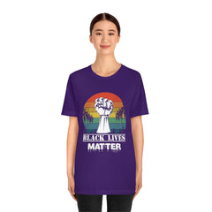 Black Lives Matter Unisex Jersey Short Sleeve Tee