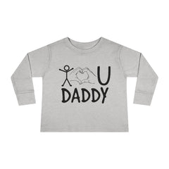 Love Daddy Toddler Long Sleeve Tee
