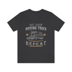 Truck Driving Repeat Unisex Jersey Short Sleeve Tee