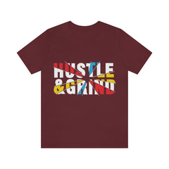 Hustle And Grind Unisex Jersey Short Sleeve Tee