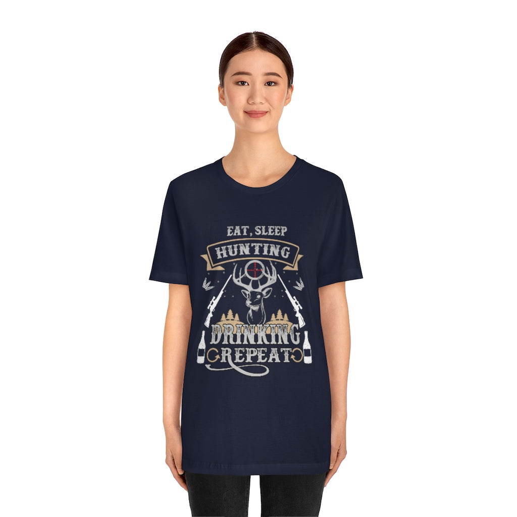 Hunting Repeat Unisex Jersey Short Sleeve Tee