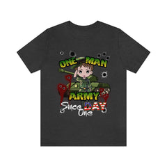 One Man Army Unisex Jersey Short Sleeve Tee