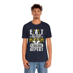 Fishing Repeat Unisex Jersey Short Sleeve Tee