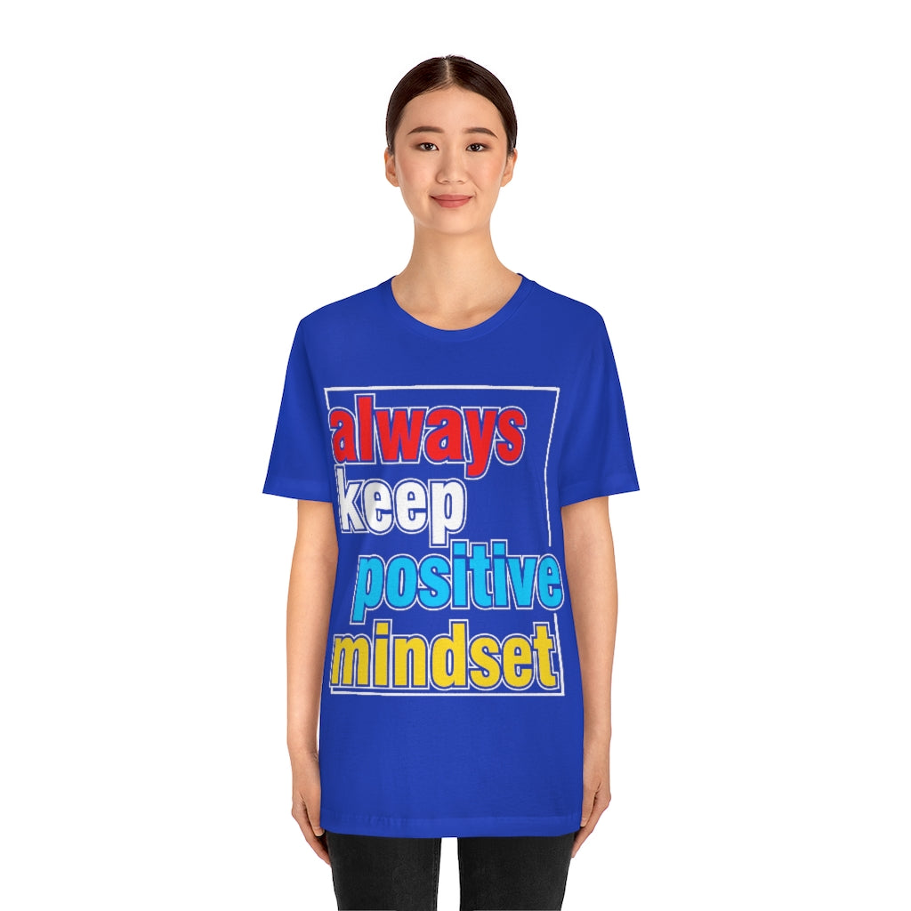 Positive Mindset Unisex Jersey Short Sleeve Tee