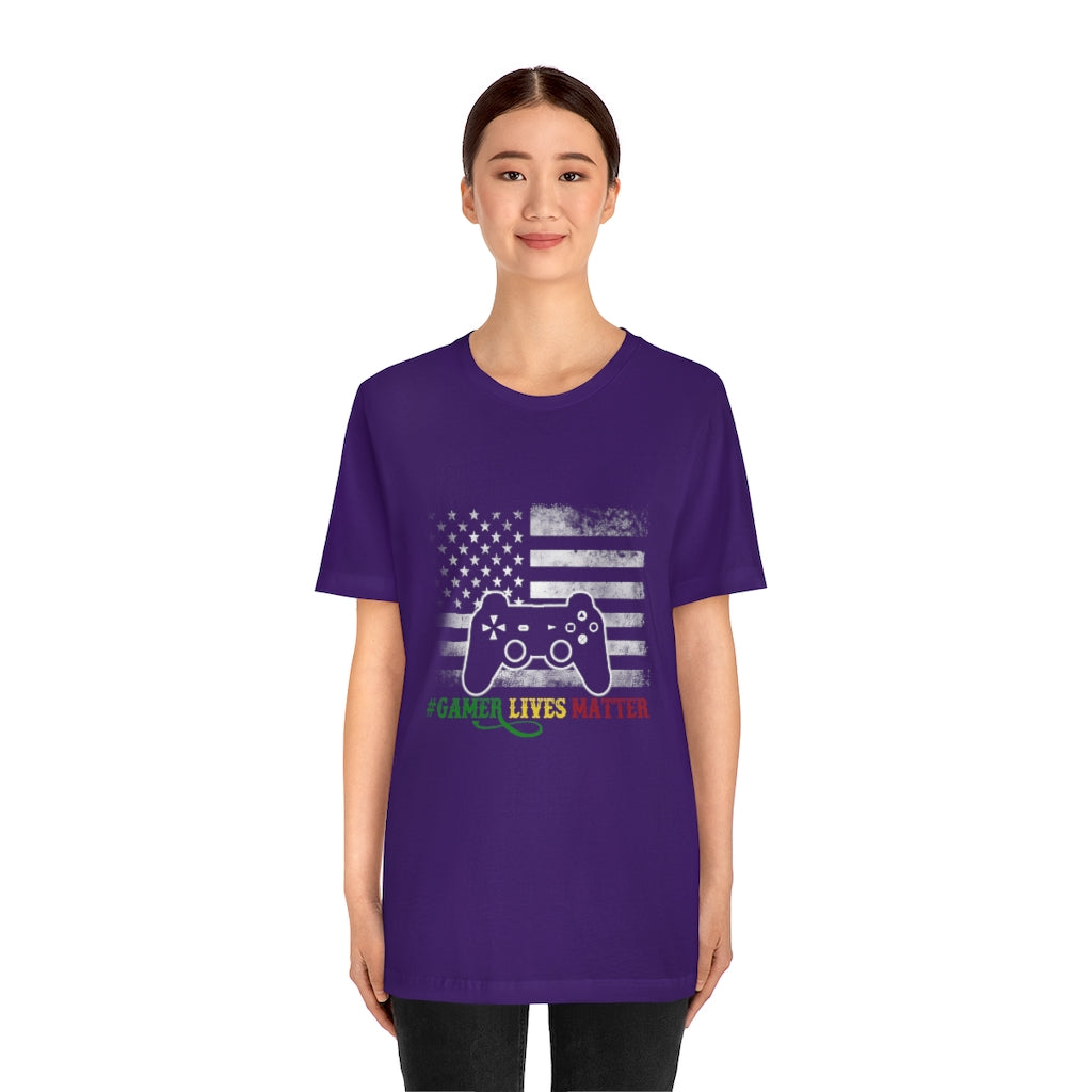 Gamer Lives Matter Unisex Jersey Short Sleeve Tee