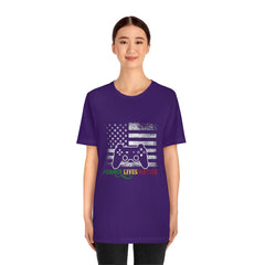 Gamer Lives Matter Unisex Jersey Short Sleeve Tee