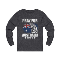 Pray For Australia Unisex Jersey Long Sleeve Tee