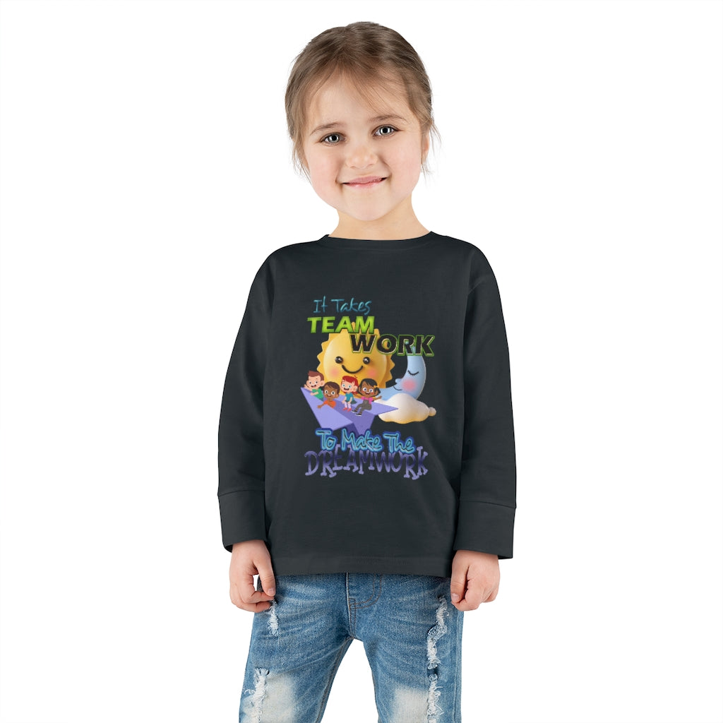 Team Work Toddler Long Sleeve Tee