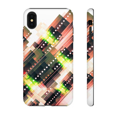 Ribbon Geometric iPhone Tough Cases