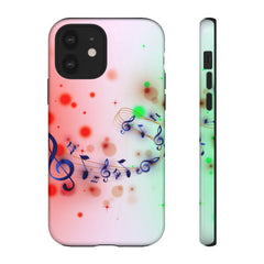 Purple Notes Music iPhone Tough Cases