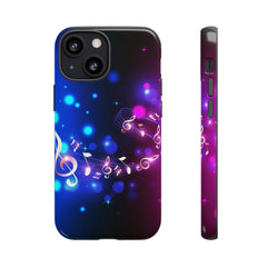 Golden Notes Music iPhone Tough Cases