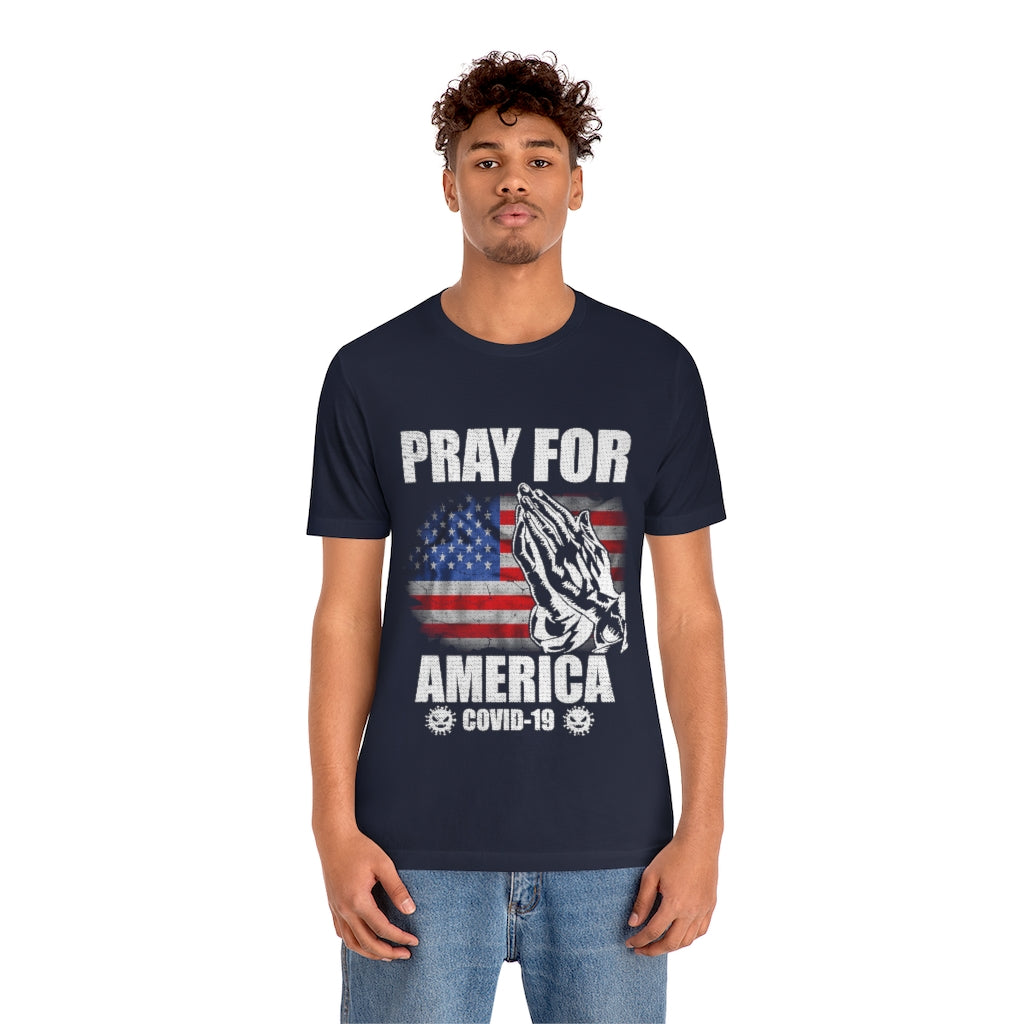 Pray For America Unisex Jersey Short Sleeve Tee