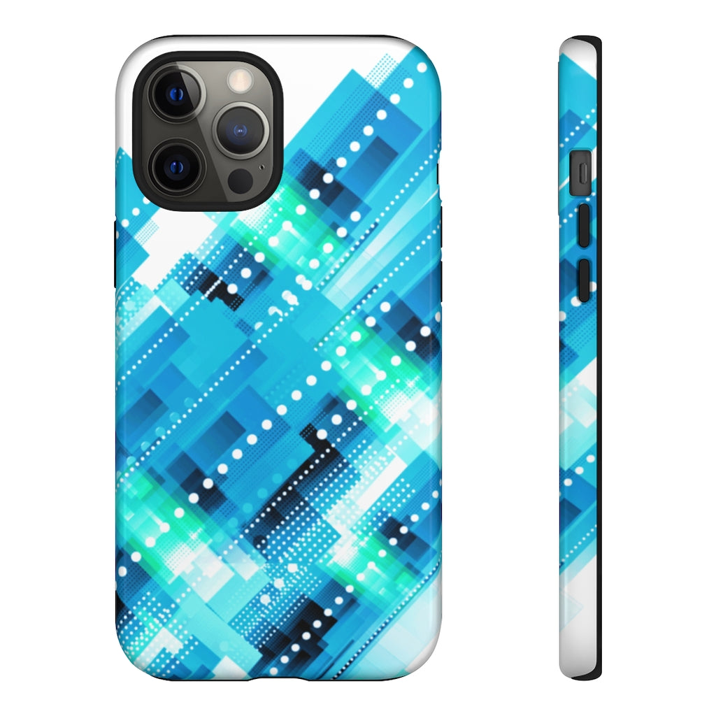 Ribbon Geometric iPhone Tough Cases