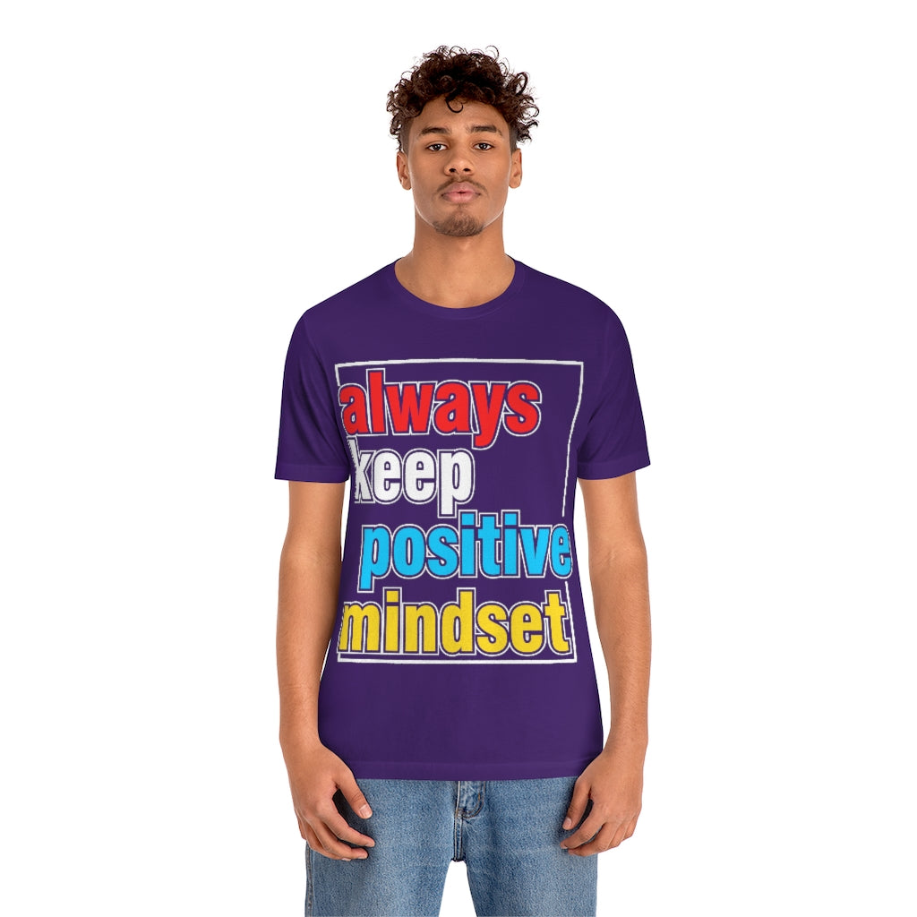Positive Mindset Unisex Jersey Short Sleeve Tee