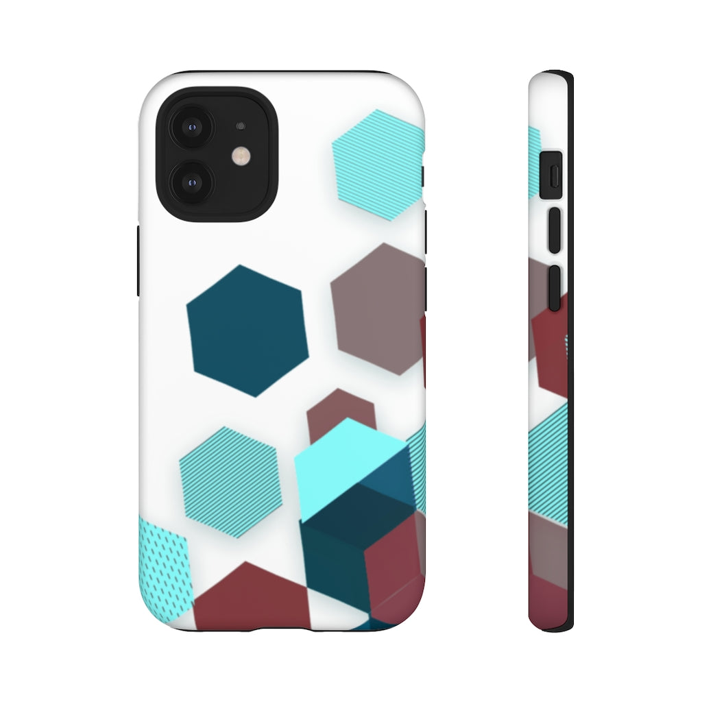 Hexagon Geometric iPhone Tough Cases